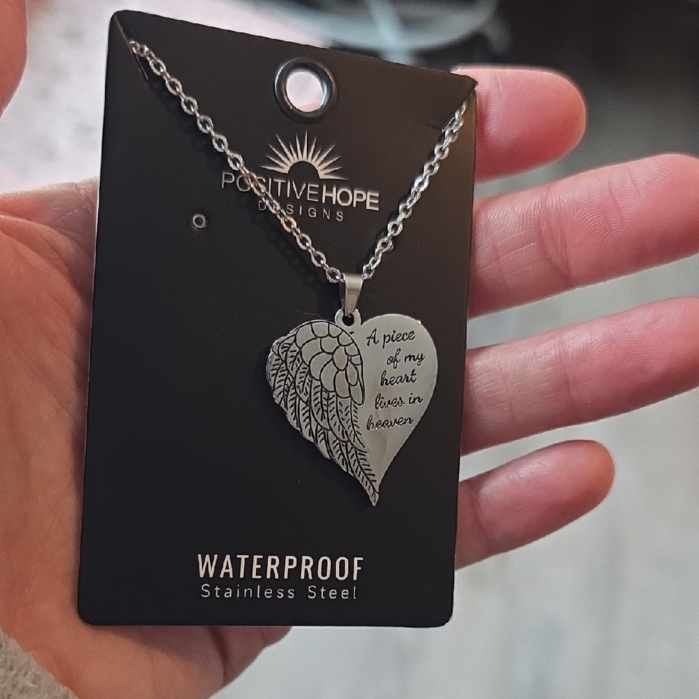 Silver Heart Pendant Necklace